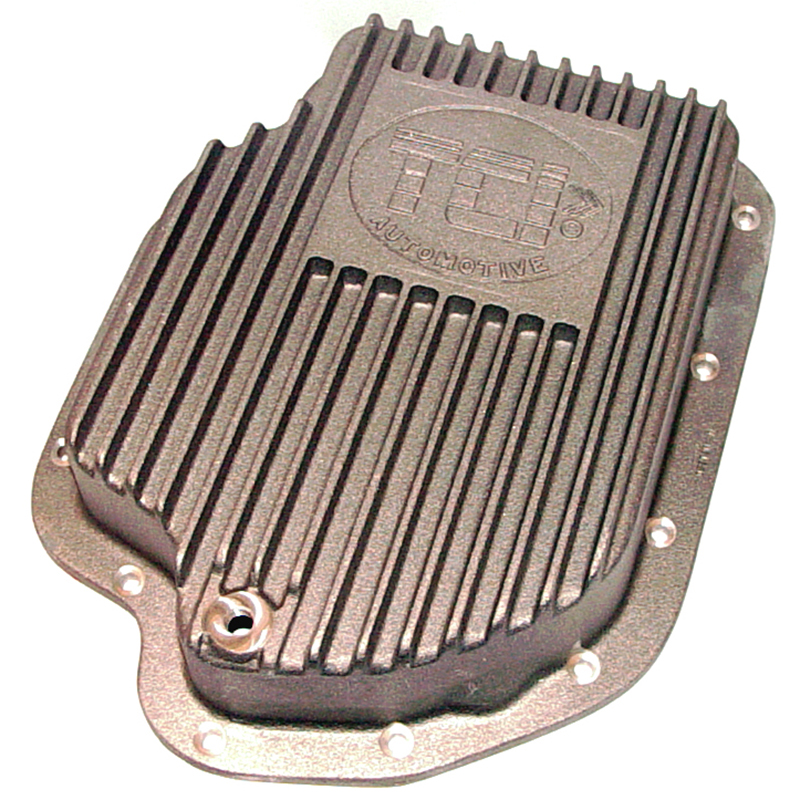 TCI, Cast Aluminum Transmission Pan, TH400, Extra 2 Quarts
