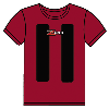 Acme, Z28 Stripes T-Shirt, Large, Cardinal
