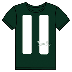 Acme, Chevelle Stripes T-Shirt, Large, Dark Green