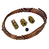 Auto Meter, Tubing & Fitting Kit, Copper, 1/8