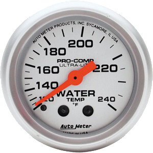 Auto Meter, Ultra-Lite Mech. Gauge, 2-1/16