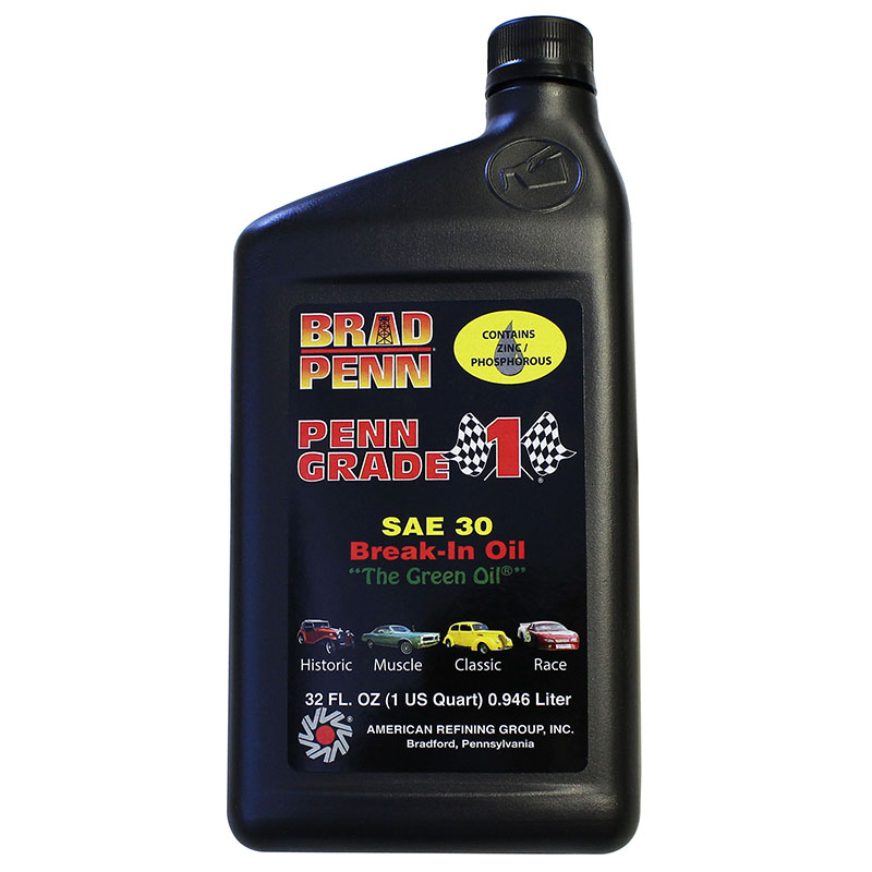 Brad Penn, PENNGRADE 1 BreakIn Oil, 30W, Quart Competition Products