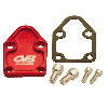 CVR, Fuel Pump Block Off, Chev BB/Chry V8/Ford V8, Clear