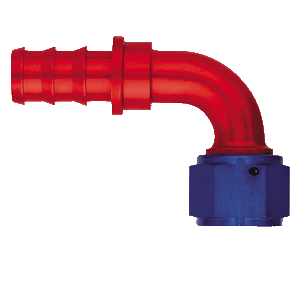 Aeroquip, Socketless 90 Degree Elbow Hose Fitting, -10 AN