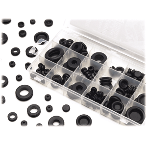 Performance Tool, 125 Piece Rubber Grommet Assortment