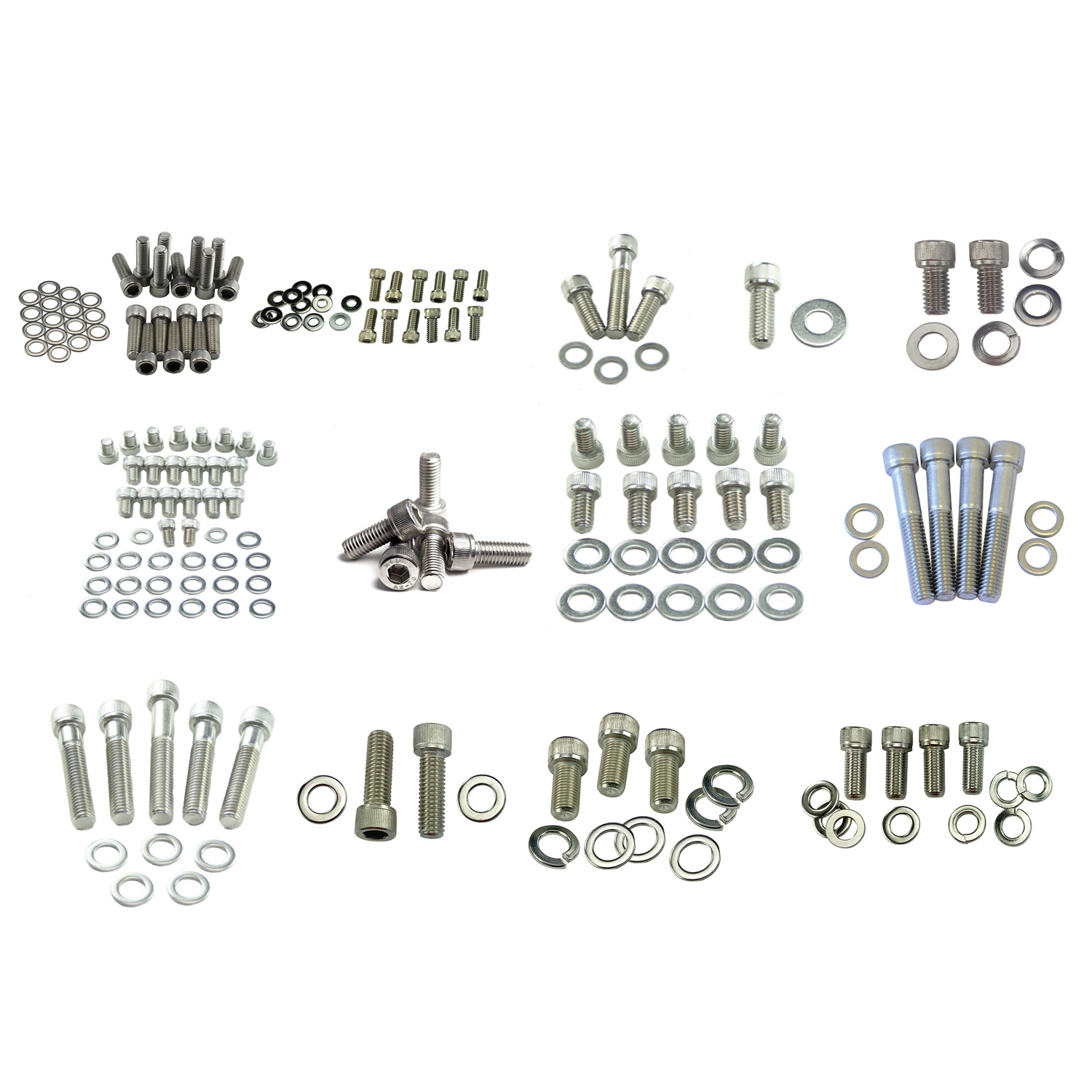 Power Products, Engine & Accessory Fastener Kit, Chev BB, Allen Head