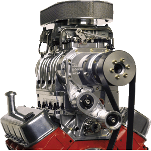 TBS, Marine Supercharger Kit, Chev BB, 14-71, 3V Polished