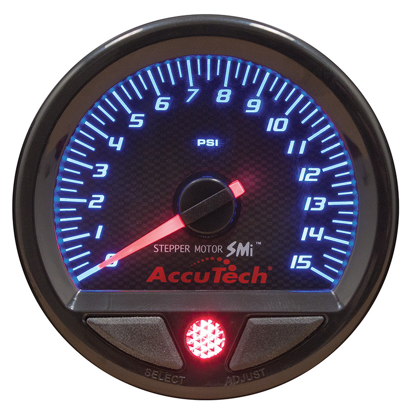 Longacre, AccuTech Stepper Motor Mechanical Fuel Pressure Gauge w