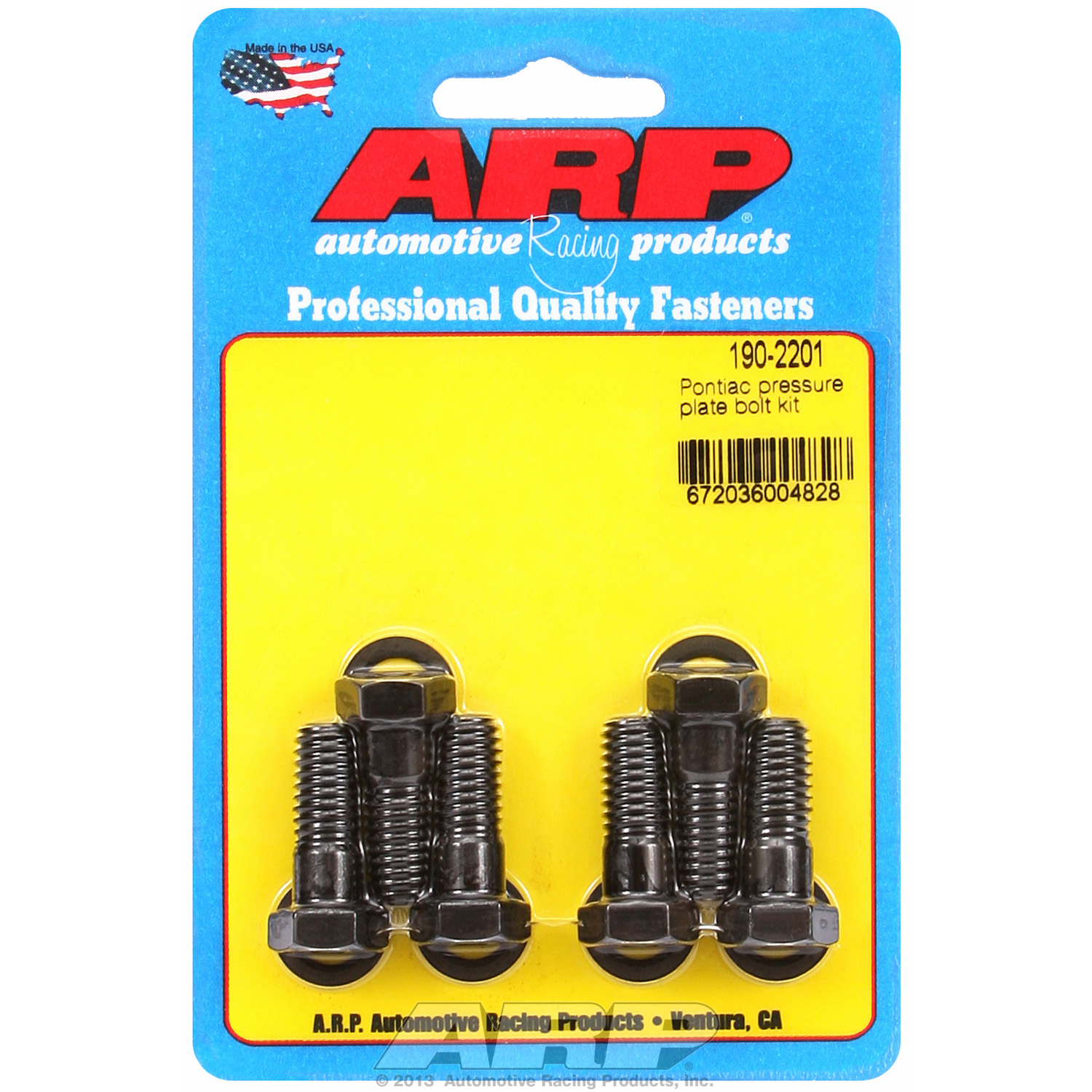 ARP, Pressure Plate Bolts, Pontiac, 3/8"16, All Competition Products