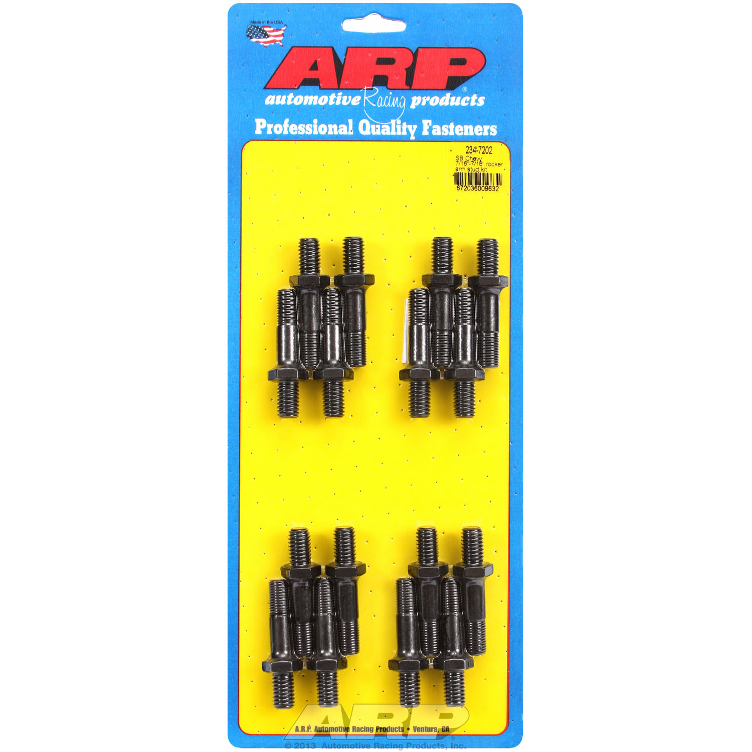 ARP, Pro Series Rocker Arm Stud Kit, Chev SB & Pontiac V8 Competition