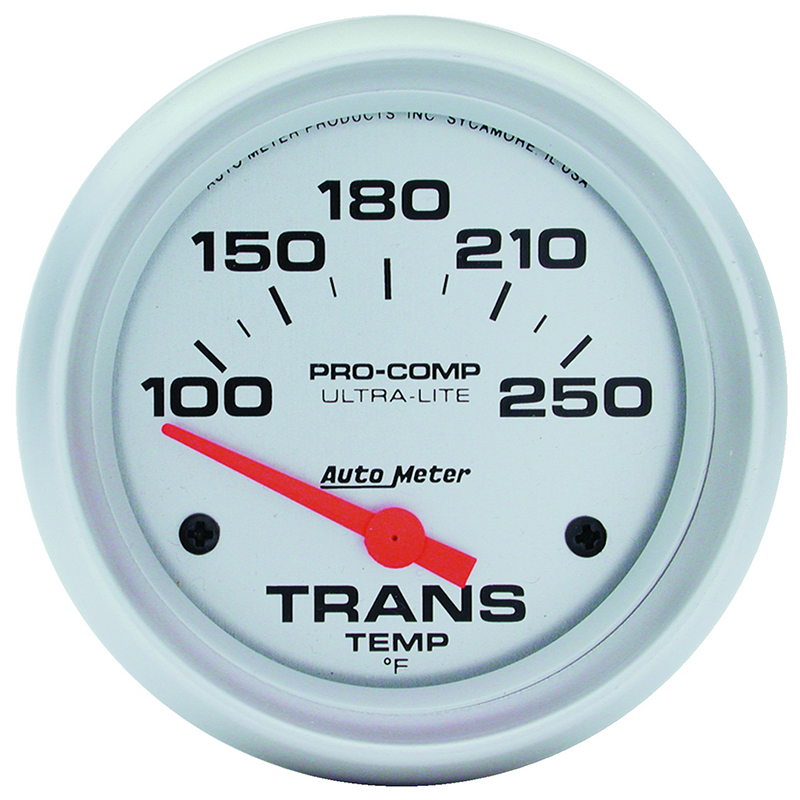 Auto Meter, UltraLite Electric Gauge, 25/8" Trans Temp Competition