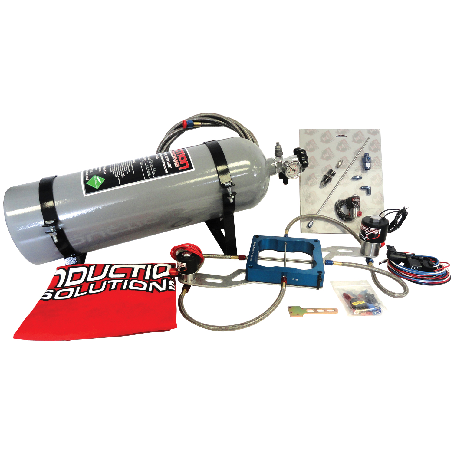 Induction Solutions, SledgeHammer Complete Nitrous Kit, Adjustable, 150