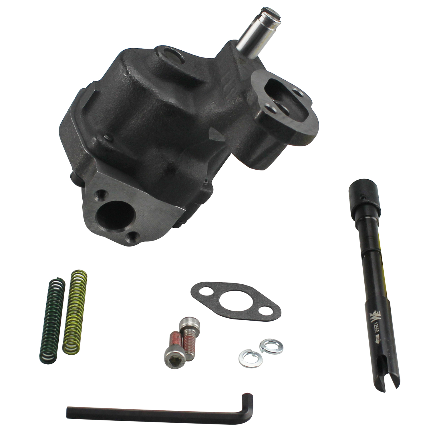 Melling, Performance Oil Pump w/Extended Shaft, Chev SB, +25 Volume, 3/4" Inlet Competition