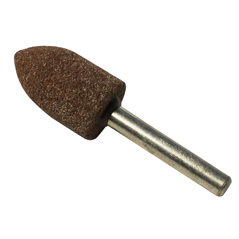 Power Products Rotary Stone, 1/4" Shank, 11/16" x 11/4", 60 Grit, Each