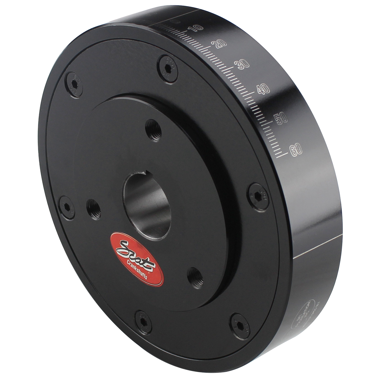 Assault Racing 6.75" Harmonic Balancer – SBC 400 External Balance, Black Finish