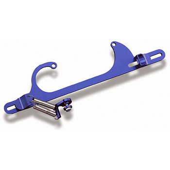PRP, Billet Alum. Cable Bracket, Std., 4150/4160, GM, Blue