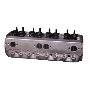 Brodix, Race-Rite Aluminum Chev SB Head, 200cc/67cc, Angled Plug, Assembled, Pair