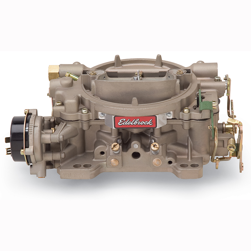 Edelbrock Marine Carburetor, 750 cfm, Square Flange, Electric Choke