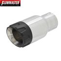 Flowmaster Stainless Exhaust Tip, Angle Cut Single Round, Universal, 2.50
