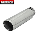 Flowmaster Stainless Exhaust Tip, Angle Cut Single Round, Universal, 2.50