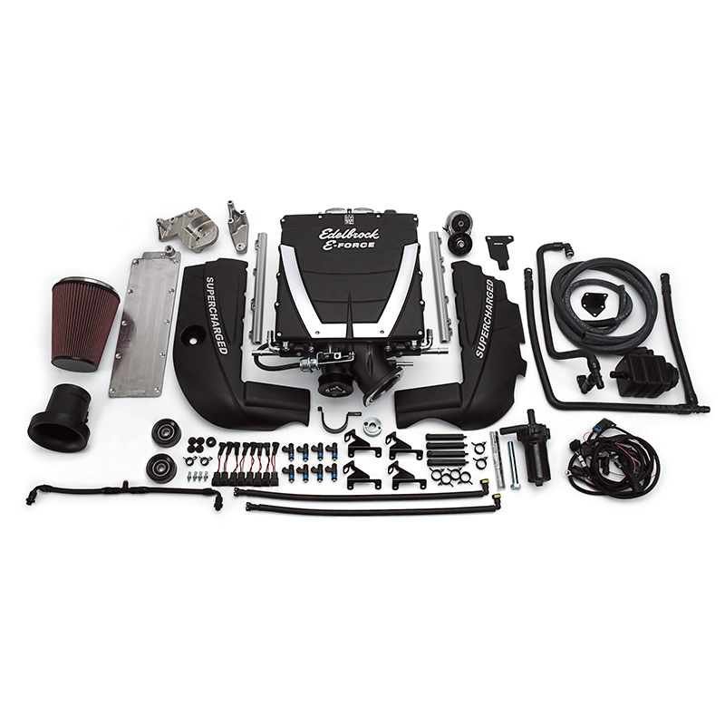 Edelbrock, E-Force GM LS Universal Supercharger System, LS Cathedral Port, Truck