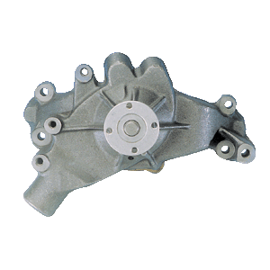 Milodon, Hi-Volume Cast Iron Water Pump (Up to 77'-88'), Chevrolet Small Block, Long Pump, Standard Rotation