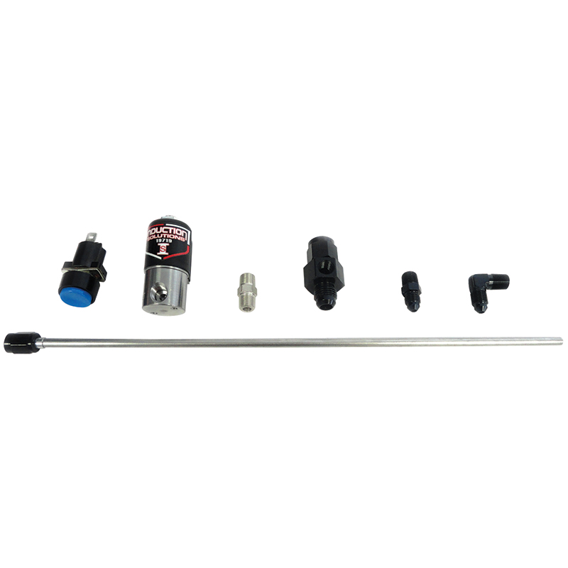 Induction Solutions, Nitrous Purge System, 4AN with Black Fittings