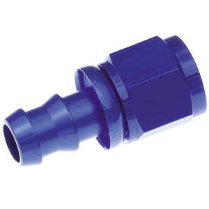Redhorse, Push Loc Straight End, Socketless, -12 AN, Blue