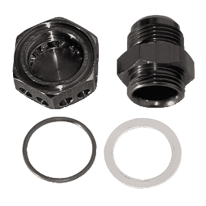 Moroso, Vacuum Pump Fitting, -12AN, Positive Seal