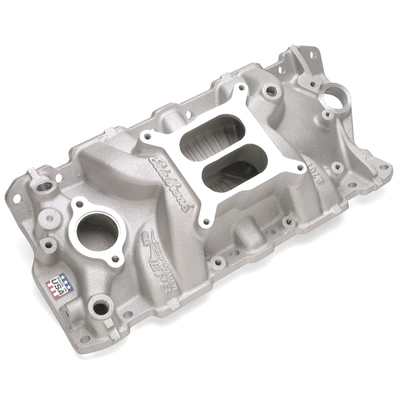 Edelbrock, Performer EPS Dual Plane Intake Manifold, Chev SB