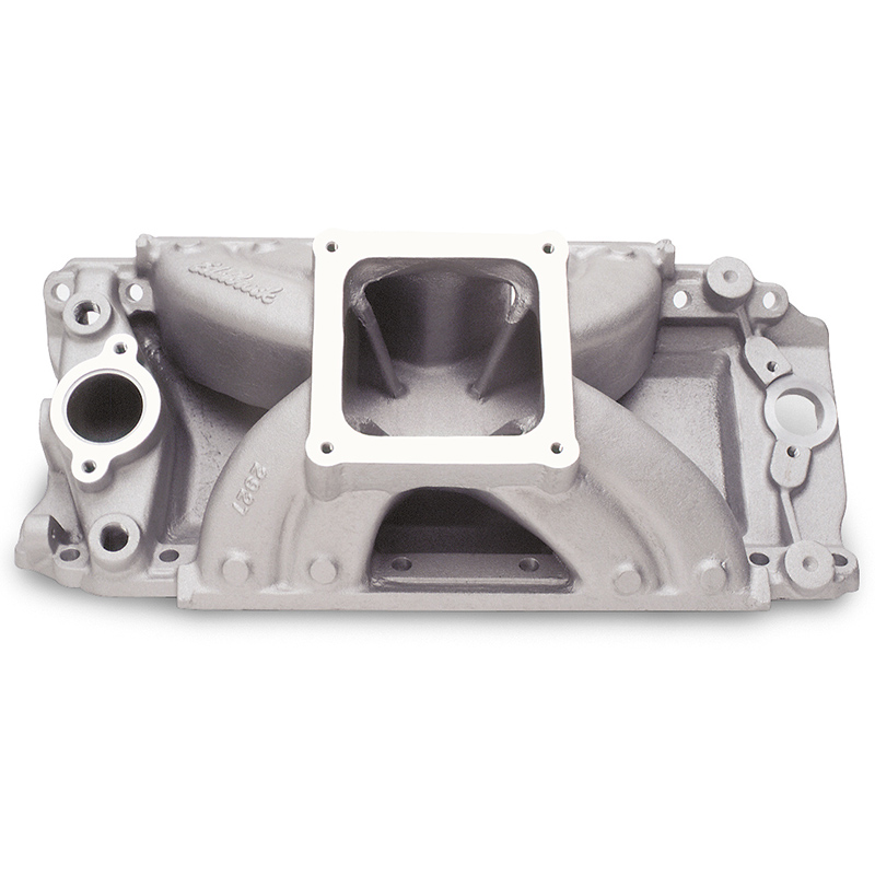 Edelbrock, Super Victor Intake Manifold, Chev BB, Rectangle Port, 9.800 Deck, 4500