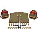 Energy Suspension, Engine Mount Conversion Set, GM LS-Series, Chevrolet w/ Early 3-Bolt Mounts, Red