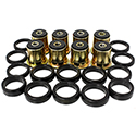 Energy Suspension, Control Arm Bushing Kit, Chevelle/Malibu/El Camino '65-'88, Rear, Black