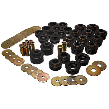 Energy Suspension, Body Mount Kit, Chevelle/Malibu/El Camino/Monte Carlo 78-88, Black