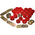 Energy Suspension, Body Mount Kit, Chevelle/Malibu/El Camino/Monte Carlo '78-'88, Red