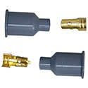 MSD Ignition, Replacement Boot & Terminal Kit, Straight Socket, Pair