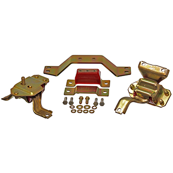 Energy Suspension, Engine & Transmission Mount Set, Ford Mustang 4.6L 99-04 (except Cobra Jet), Red