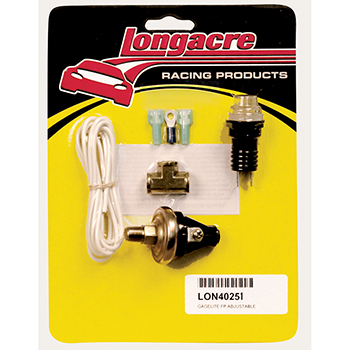 Longacre, Gagelites Engine Warning Light System, Fuel Pressure, 4psi, 1/8 NPT