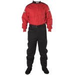 G-Force, GF 125 Series SFI 3.2A/1 Single Layer Driving Suit, X-Large, Red