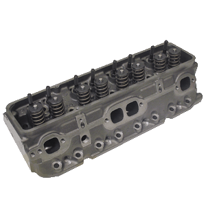 World, S/R Torquer Cast Iron Chev SB Head, 170/76cc, Bare