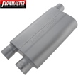 Flowmaster 80 Series Cross-Flow Muffler, Aluminized Steel, 3.00