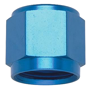 Fragola Aluminum Tube Nut, -10 AN, Blue