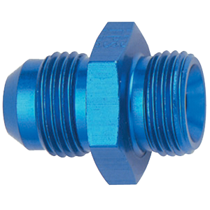 Fragola Radius AN to O-Ring Adapter, -12 ORB to -12 AN, Blue