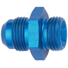 Fragola Radius AN to O-Ring Adapter, -10 ORB to -10 AN, Blue