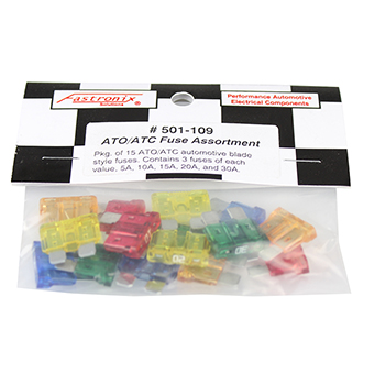 Fastronix, Replacement Fuse Kit, ATO/ATC, Set of 15