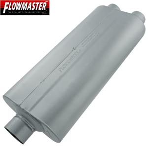 Flowmaster 70 Series Big Block II Muffler, Aluminized Steel, 3.00