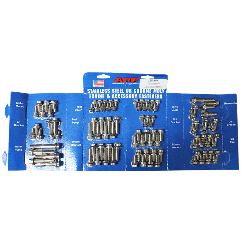 ARP, Engine & Accessory Fastener Kit, Chev BB, 12-Point Head, Stainless Steel
