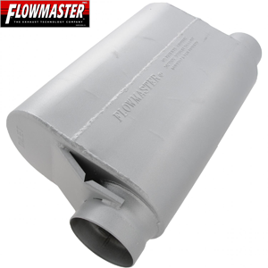 Flowmaster Sprint Car Alcohol Race Muffler, Aluminized Steel, 3.50