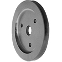 Power Products, Billet Style Aluminum Crankshaft Pulley, Chevrolet Small Block, Short WP, Single Groove
