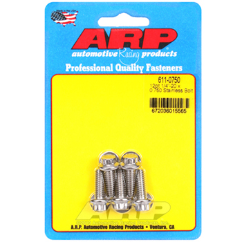 ARP, Bulk Fasteners, Stainless Steel 12-Point Head, 1/4